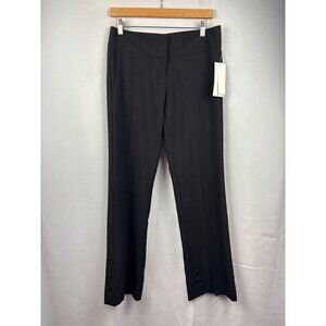 Women’s Kenneth Cole Size Petite 4 Black Slacks with Faux Pockets
